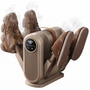 Двойная электрическая антибактериальная сушилка для обуви Быстрое безопасное сушение ботинок кроссовок носков перчаток в домашних условиях Портативная сушка противогрибковая устранение запаха ультрафиолетом Таймер 180Вт Сушилка от сети 220В 