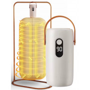 Электрическая подвесная Мини сушилка для одежды и белья Портативная Компактная Электросушилка для дома и путешествий Сушка с подогревом от розетки сети 220В  