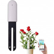 Беспроводной 4 в 1 Профессиональный Тестер для измерения качества Почвы Smart Flower HHCC Анализатор pH кислотности питательных веществ влажности температуры освещенности для домашних растений Bluetooth Android iOs