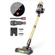 Ручной беспроводной аккумуляторный вертикальный пылесос для сухой уборки 650Вт 40кПа циклонная система HEPA фильтр пылесборник 1,2 л 30–60 минут работы