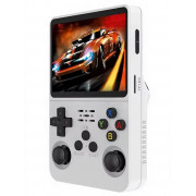 Портативная игровая 3D консоль с HD экраном 4" 720×720p R36S Game Player 15000 игр WiFi 128Гб 1GB DDR3 2500мАч Linux для детей и взрослых ретро Dendy олдскульные игры PS1 PlayStation 1 White